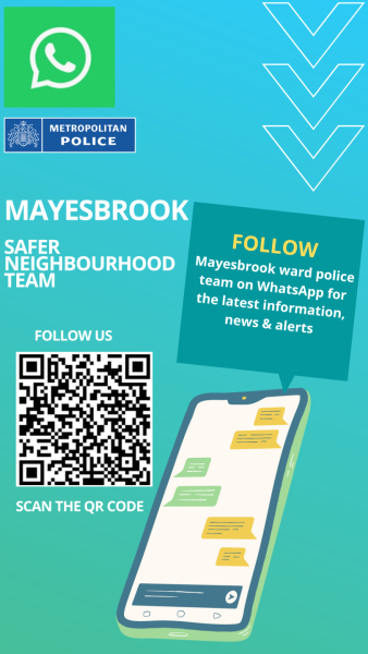 Mayesbrook Whatsapp Advert